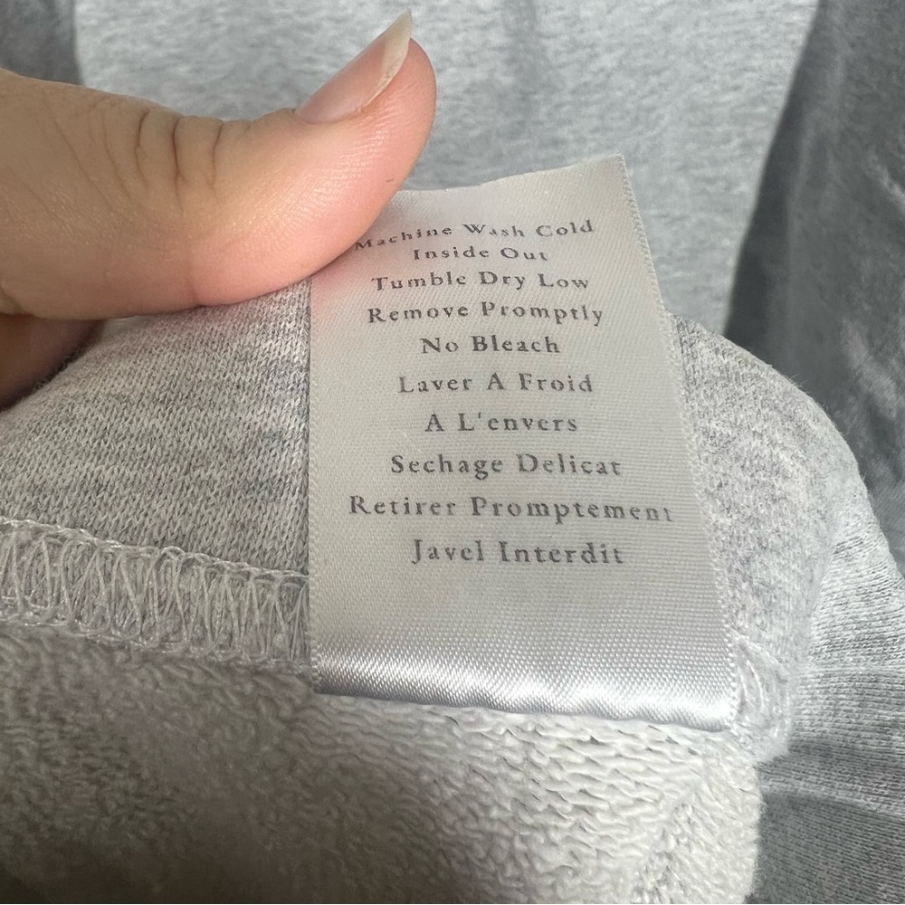 Frank & Eileen Aspen Travel Sweat Set Gray Melange Size Medium Cotton - Picture 12 of 12